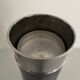 Set of 2 chrome floor ashtrays, 1960s, Germany