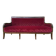 Canapé banquette époque Restaurarion velours rouge