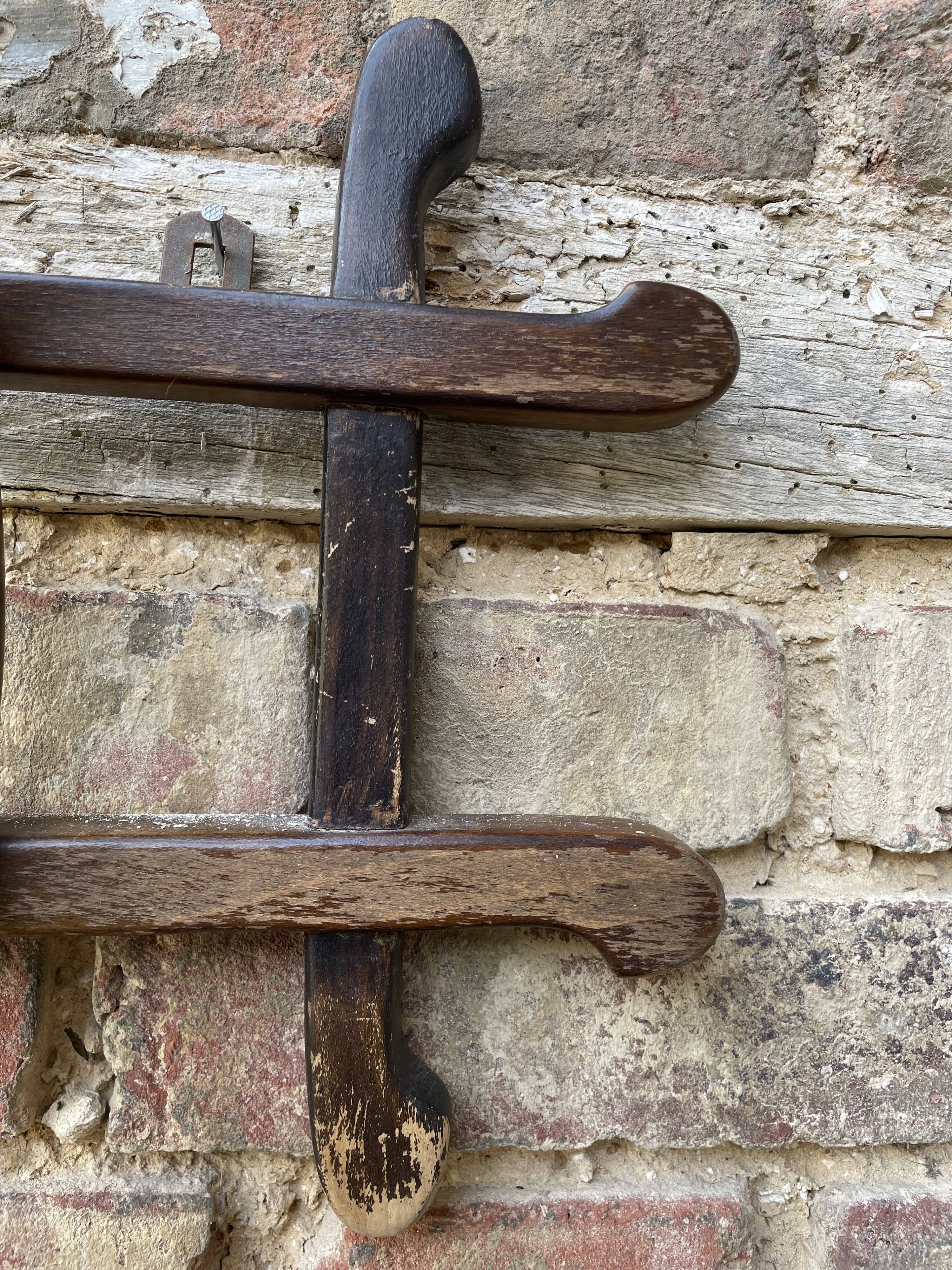 Porte-manteau mural Thonet fin XIXème