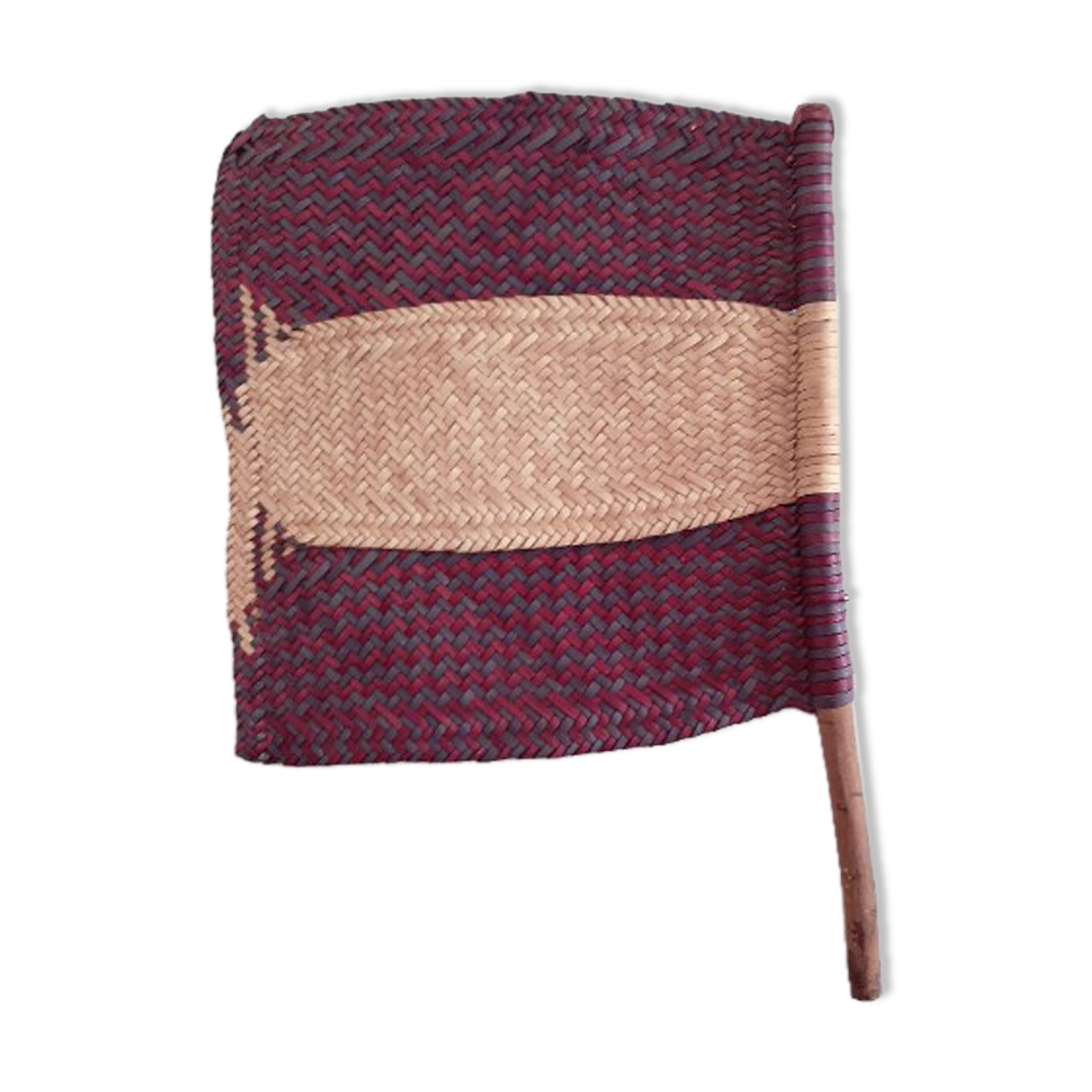 Vintage 70s-80s purple fan