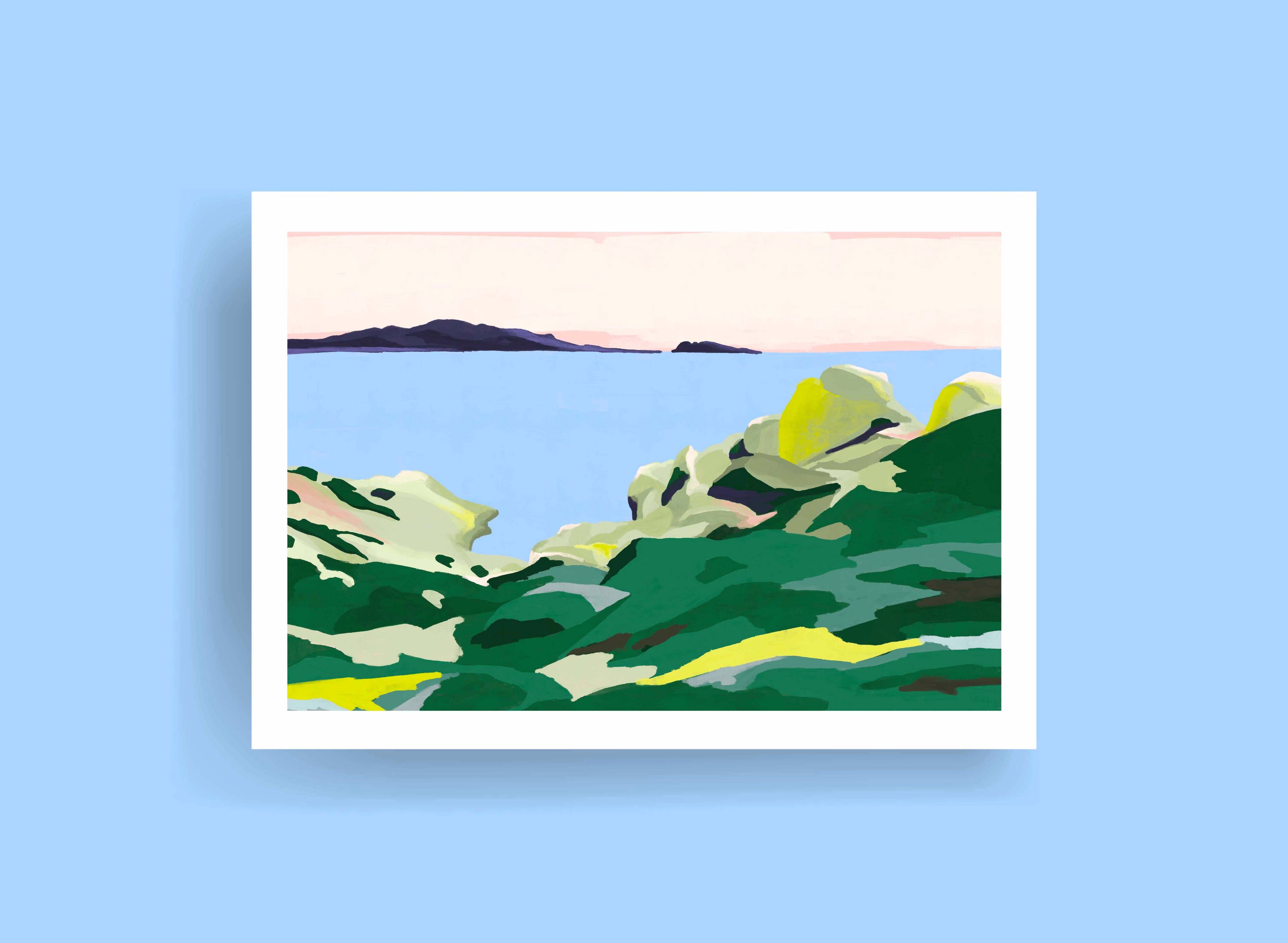 Frioul Islands - Art print (A4)