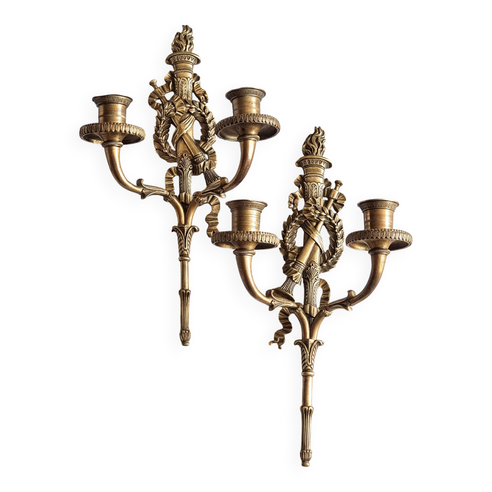 Empire wall sconces