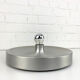 Space age wall lamp by Staff Leuchten in aluminum, Flush Light, 1960-70s