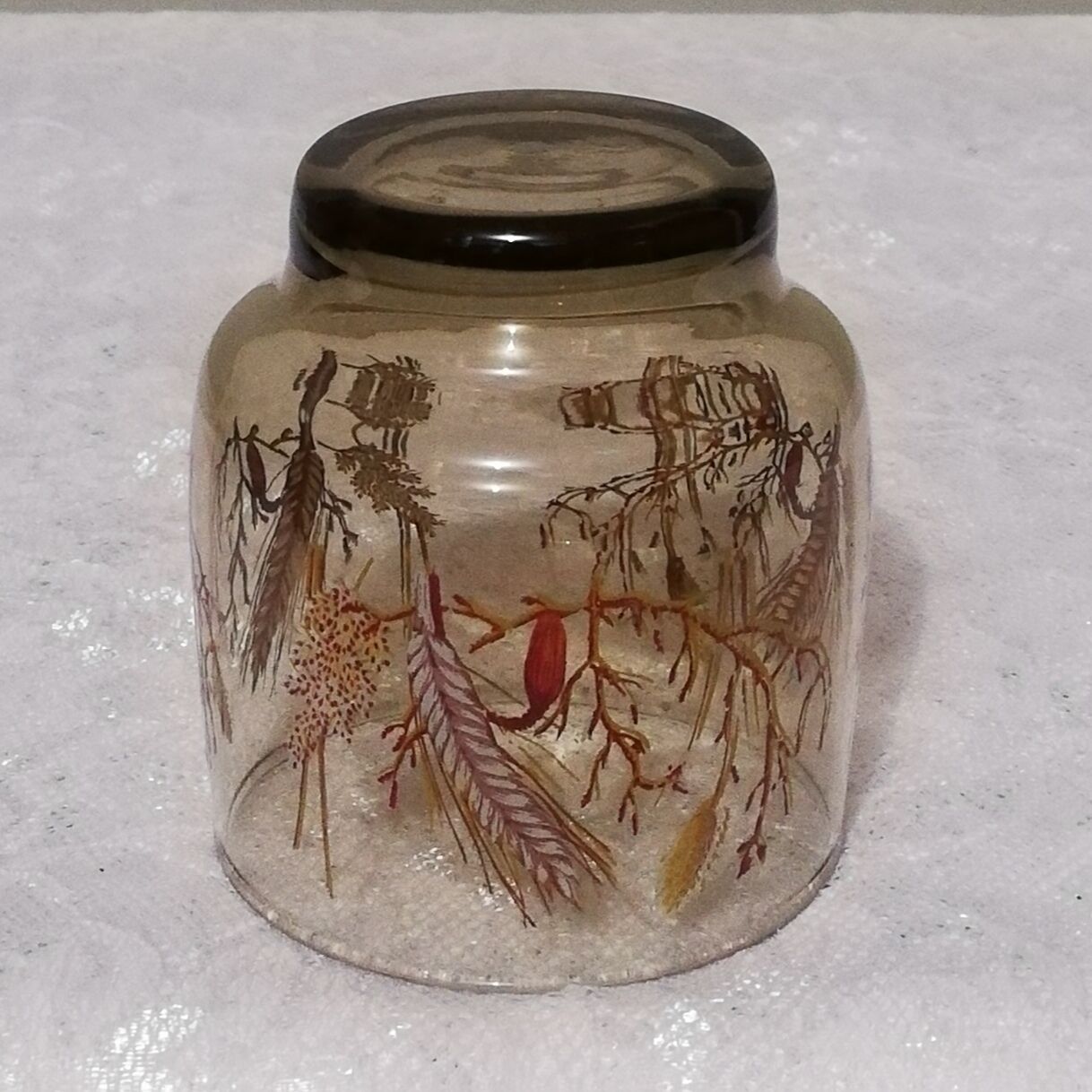 6 verres vintage 14cl décor "épis de blé"