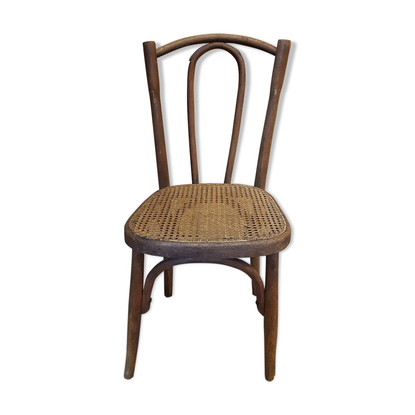 Chaise de bistrot cannée