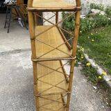 Vintage rattan shelf