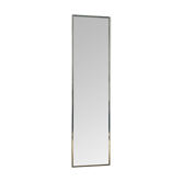 Miroir rectangulaire cadre laiton 31x123cm