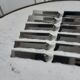 Set of 12 steel knife holders 50s