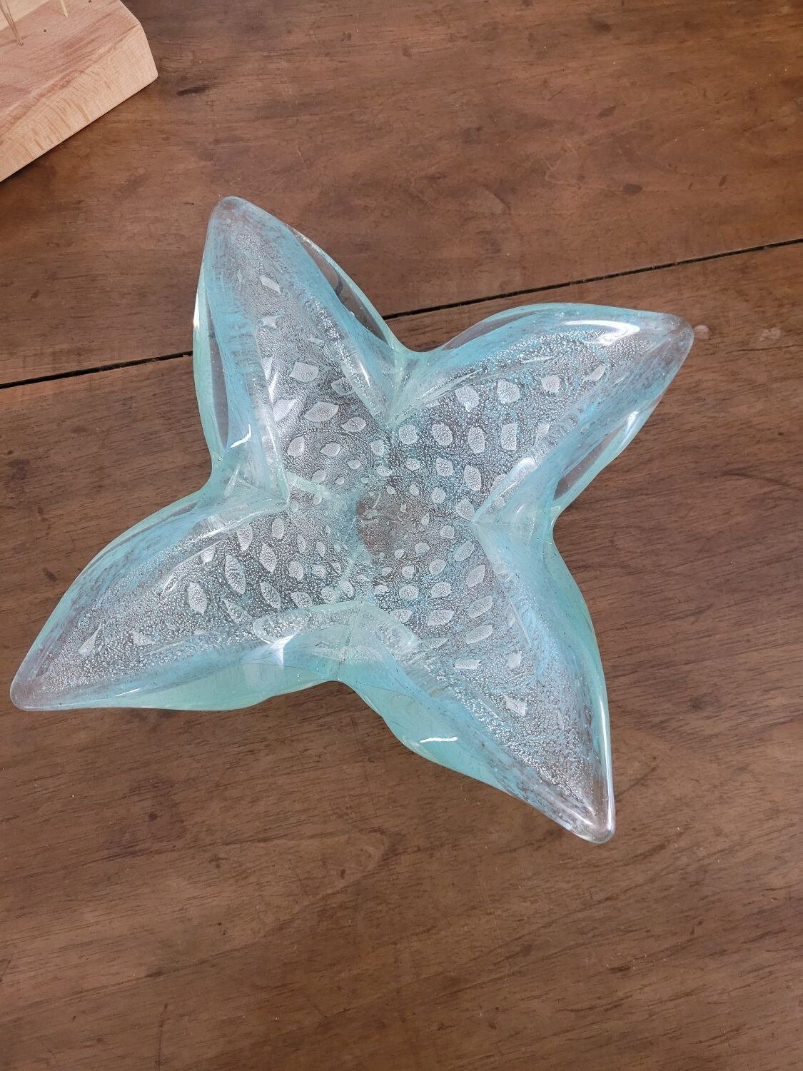 Murano glass pocket emptier