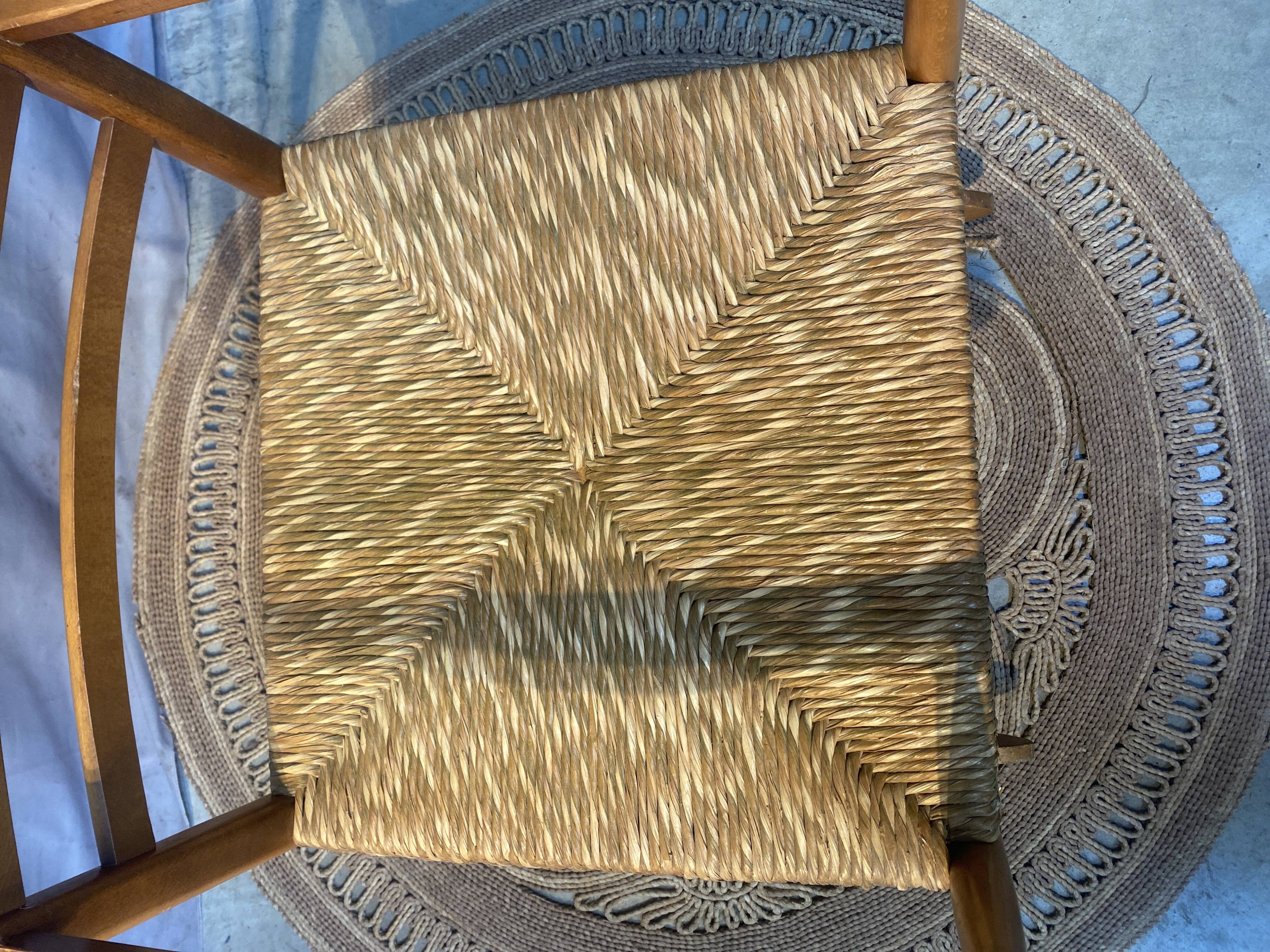 Wooden rocking chair
