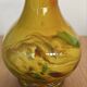 Small artisanal vase, blown glass, multicoloured.