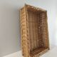 Vintage wicker serving tray