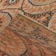 Brunt Orange Scandi Style Vintage Persian Runner Rug, 90x284 Cm
