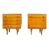 Tables de nuit vintage par Nový Domov, Tchécoslovaquie, 1970 - Set de 2