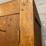 Parisian cabinet vintage solid oak