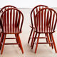 Série de 4 chaises scandinaves vintages