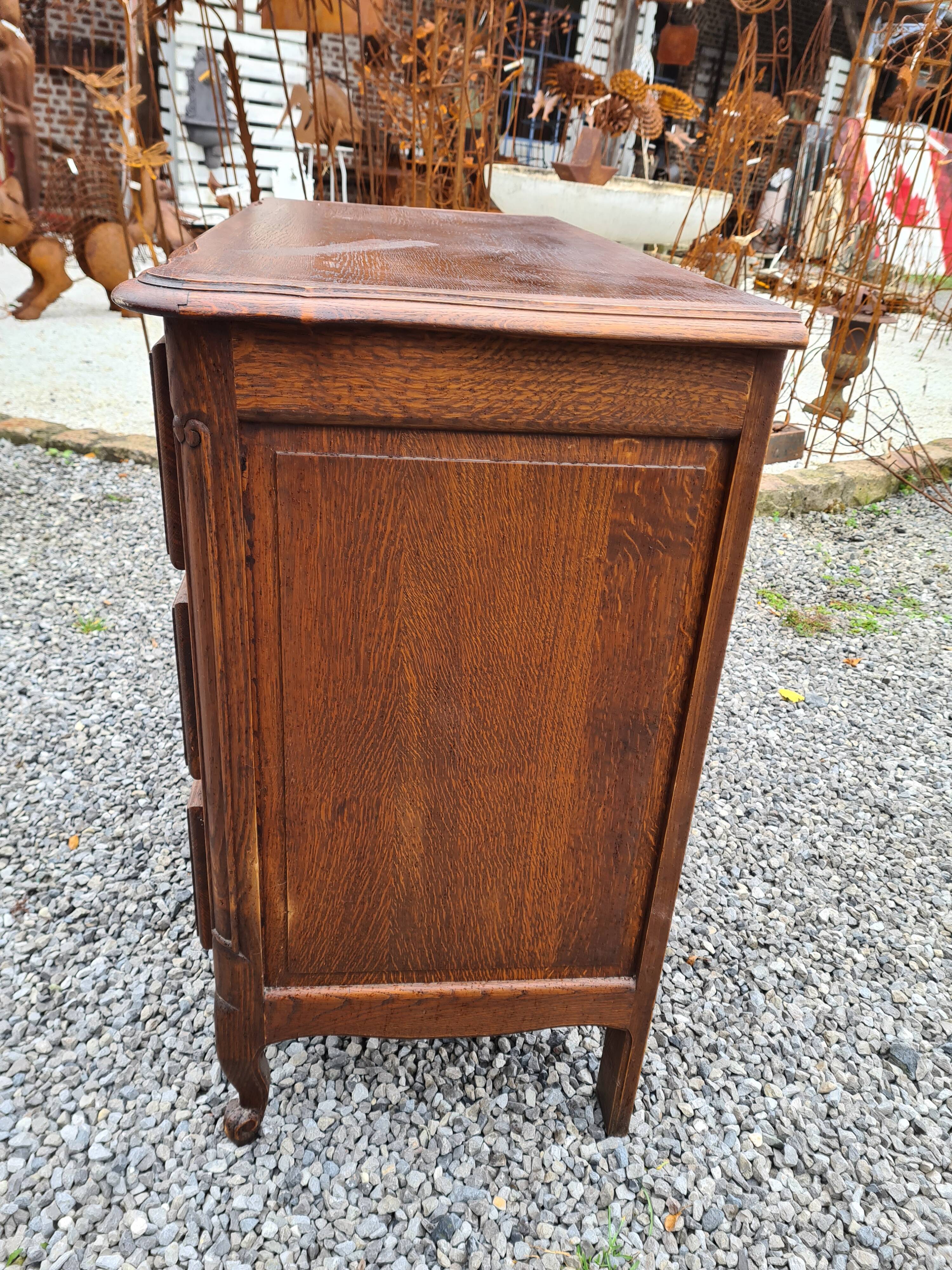 3 drawers oak dresser