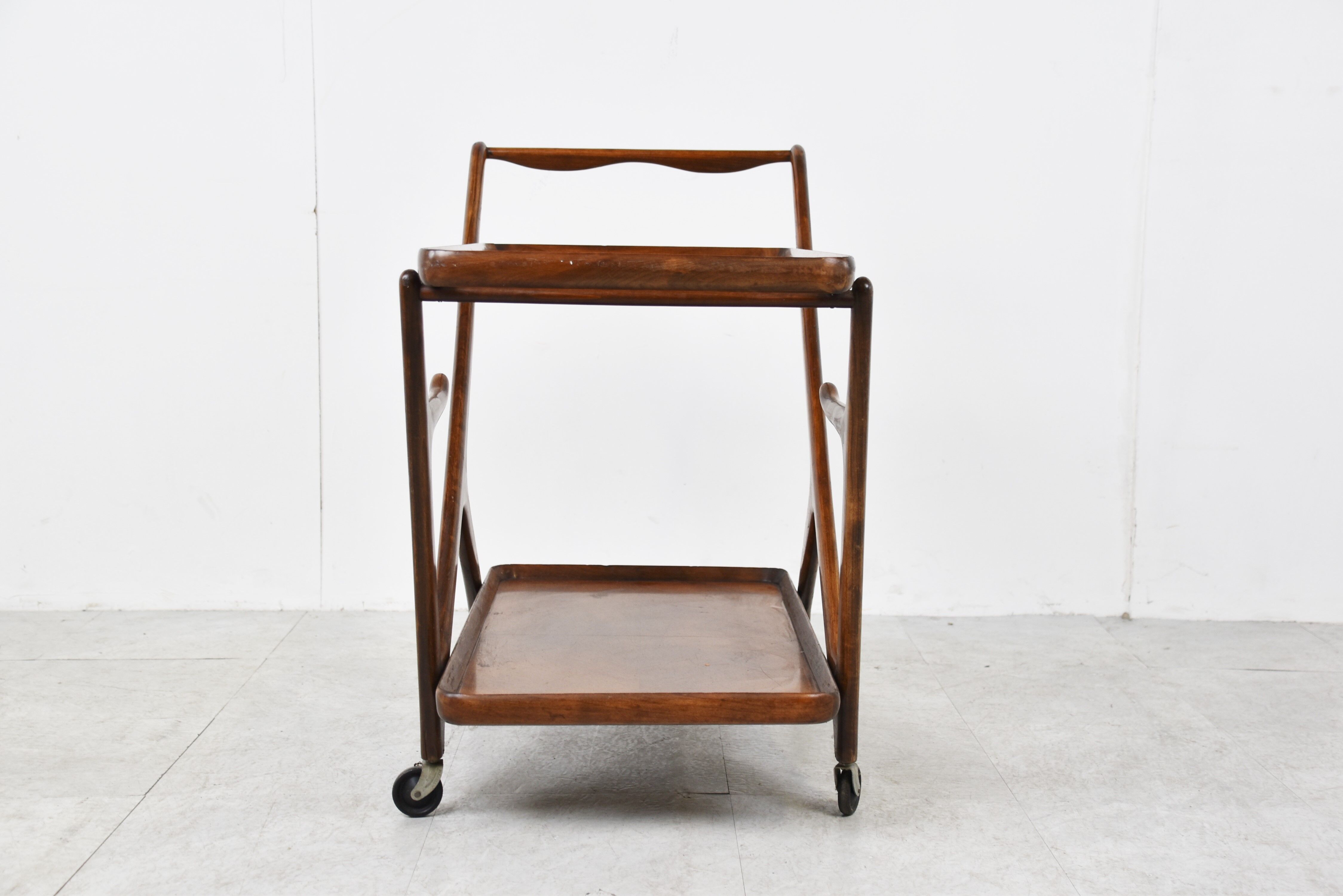 Vintage italian serving trolley, 1950s