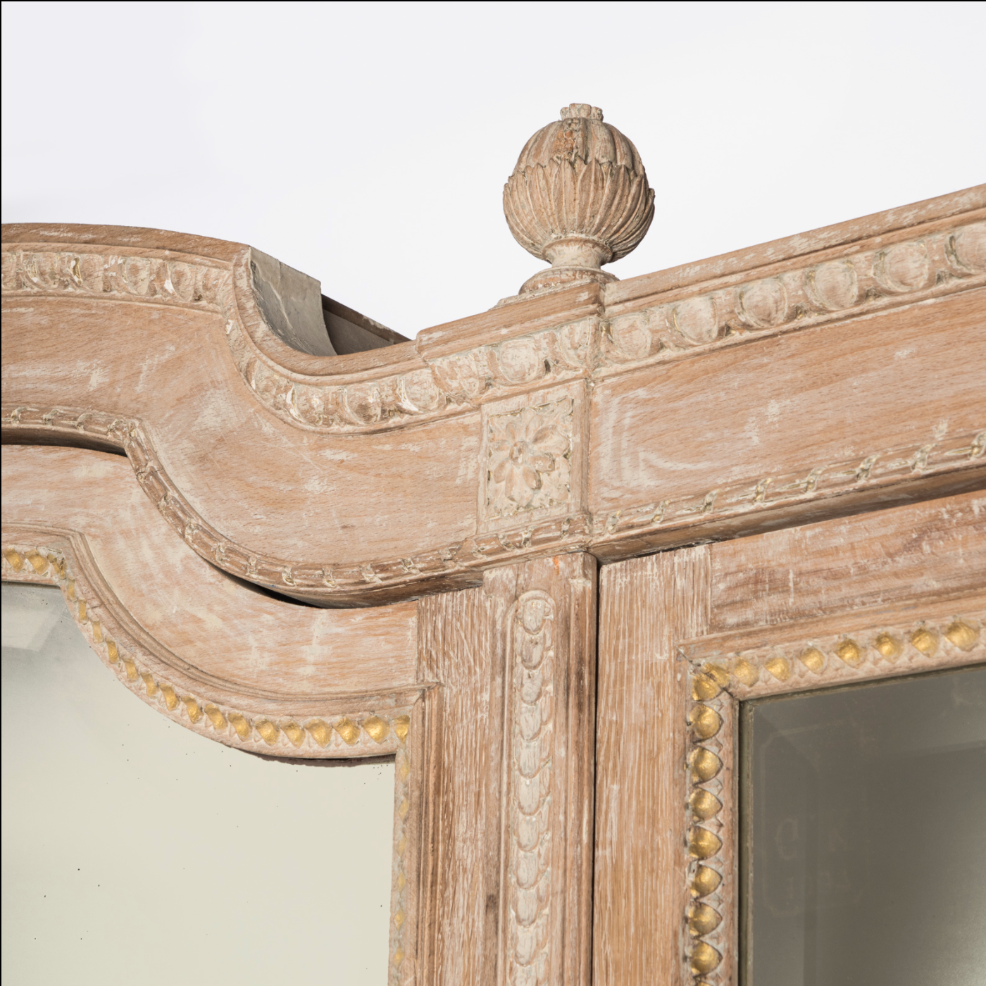 Louis XVI style mirror armoire