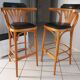 Pair of vintage bistrot bar stools