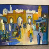 Landscape of Kairouan signed Duret