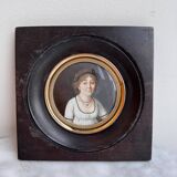 Miniature bust portrait of a woman, early 19th century