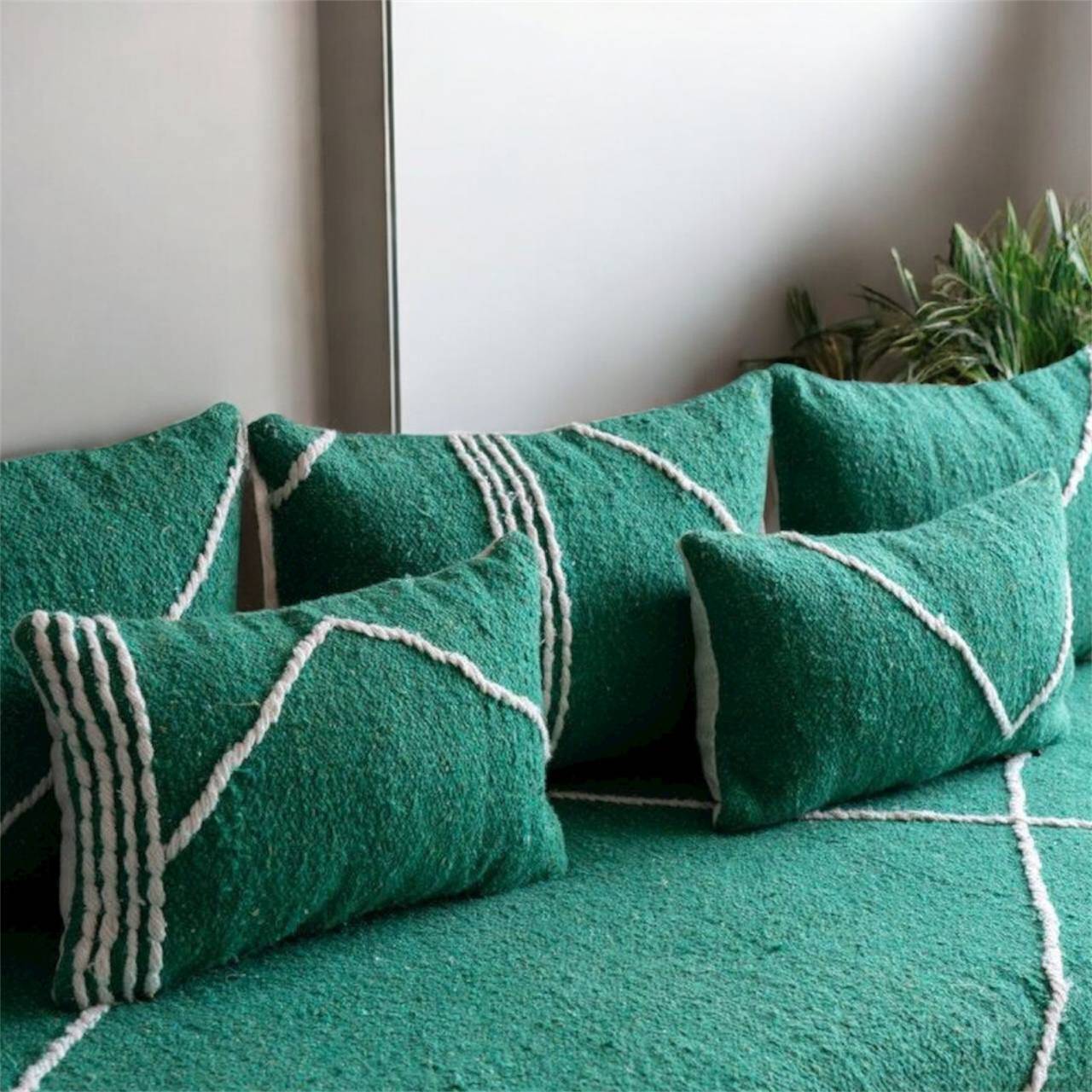 Moroccan Heritage Reimagined – Malachite Green Znafi Lounge Seating