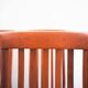 Series of six Scandinavian chairs in solid teak