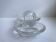 Vintage salt shaker / salter in molded glass