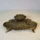 Brass inkwell