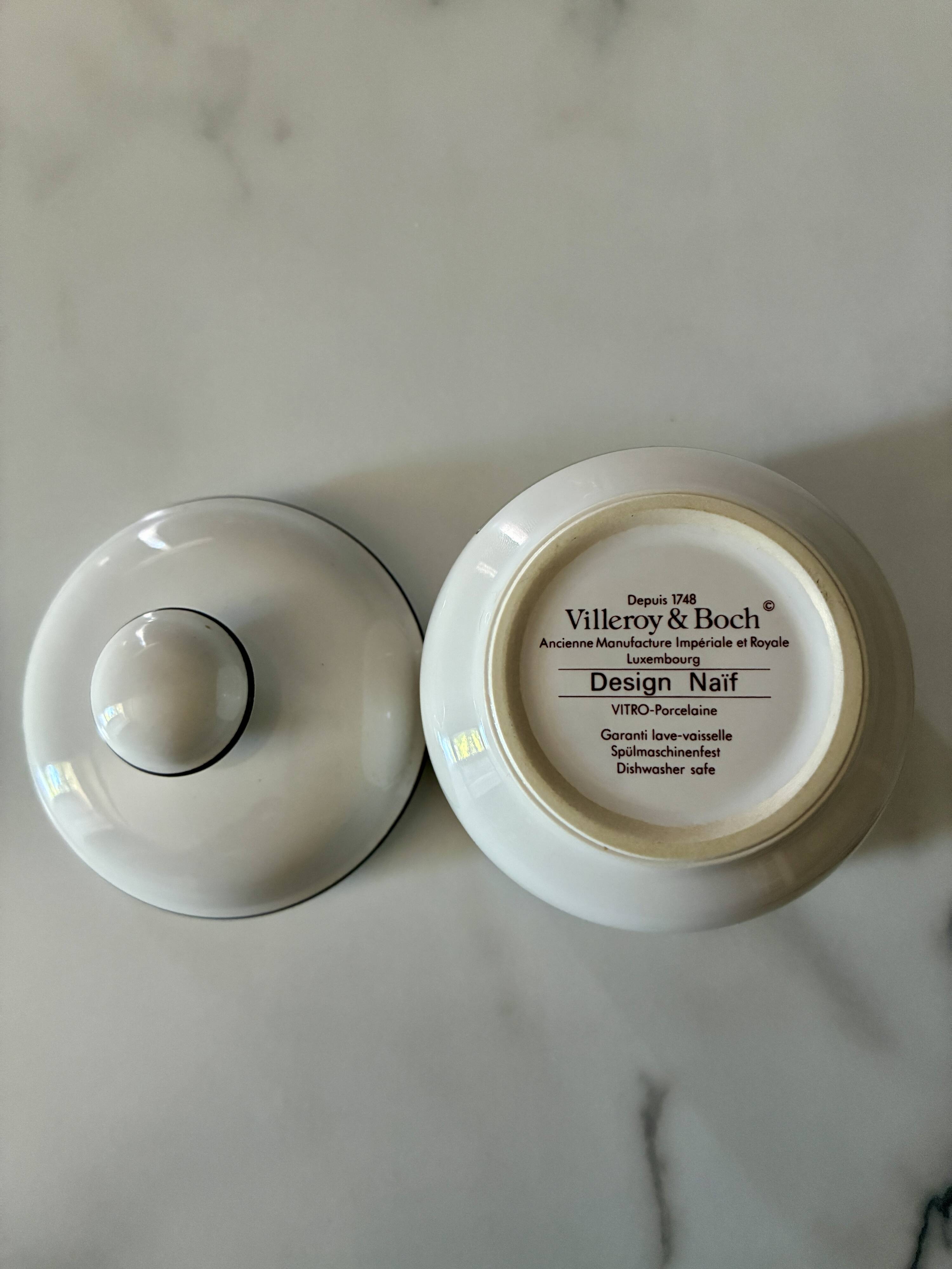 Sucrier design naïf Villeroy et Boch