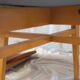 Paire de chaise skaï rouge années 50