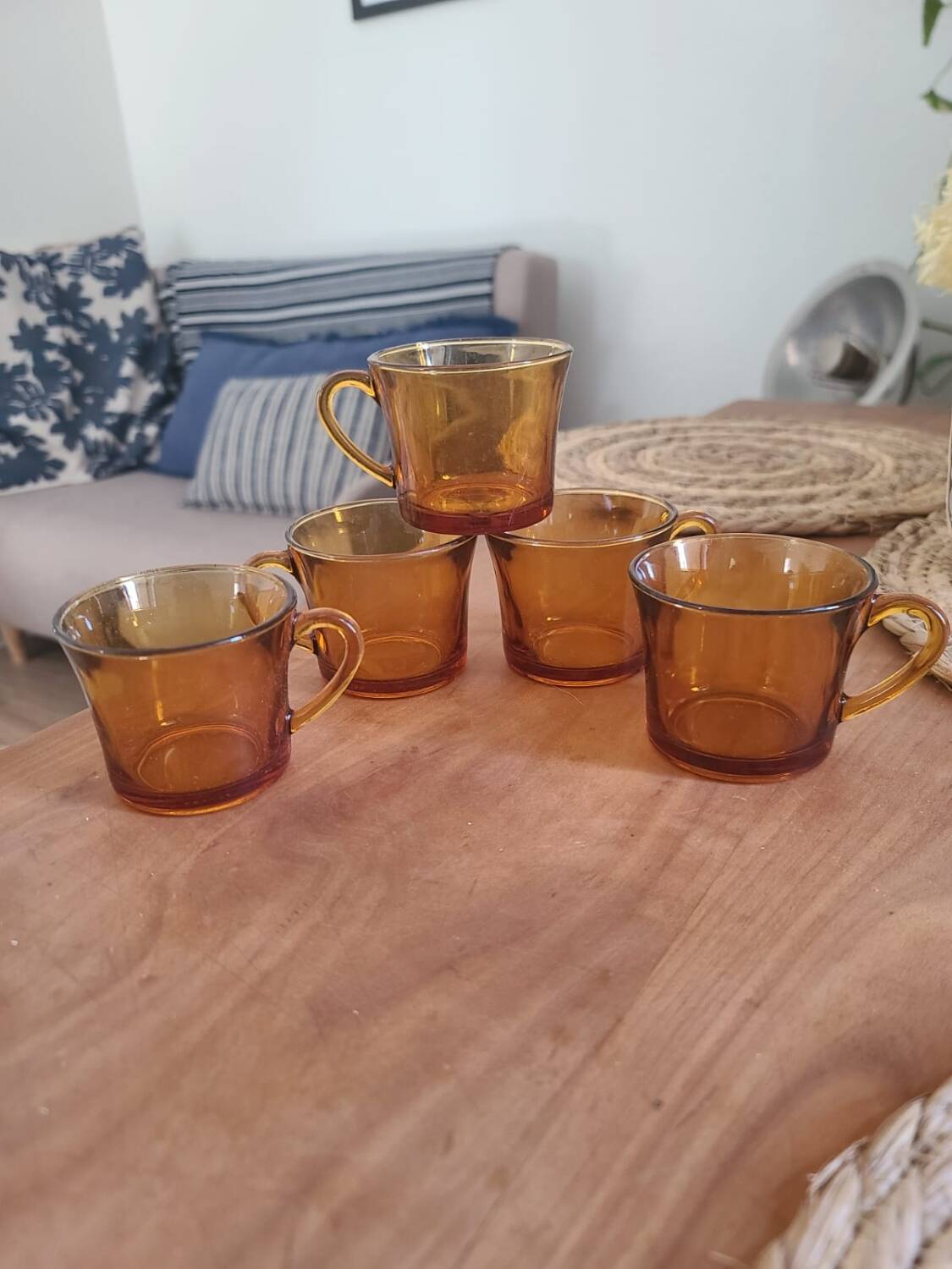 Set of 5 coffee cups