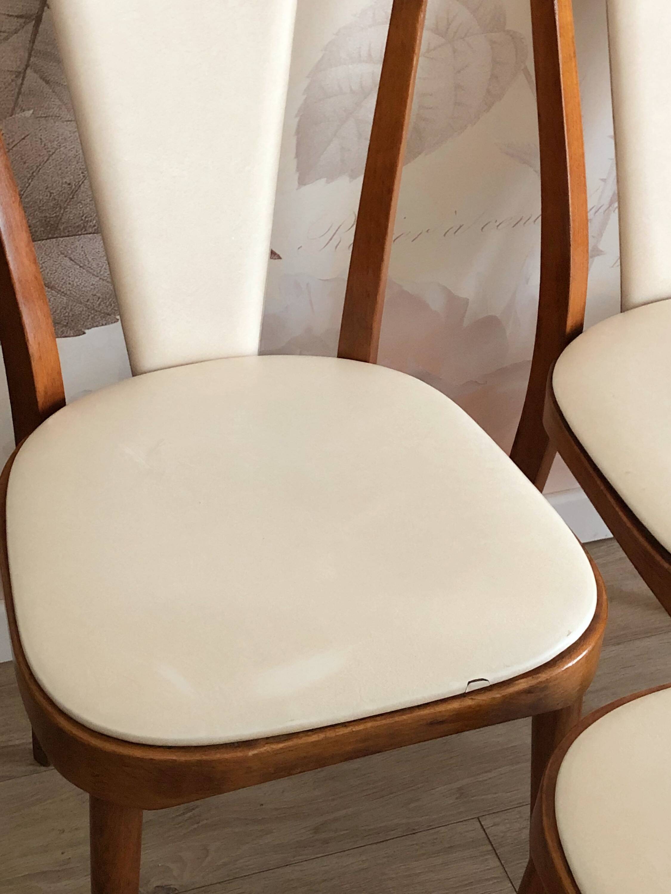 Set of 5 Baumann Palma model chairs, from the 60s/70s
