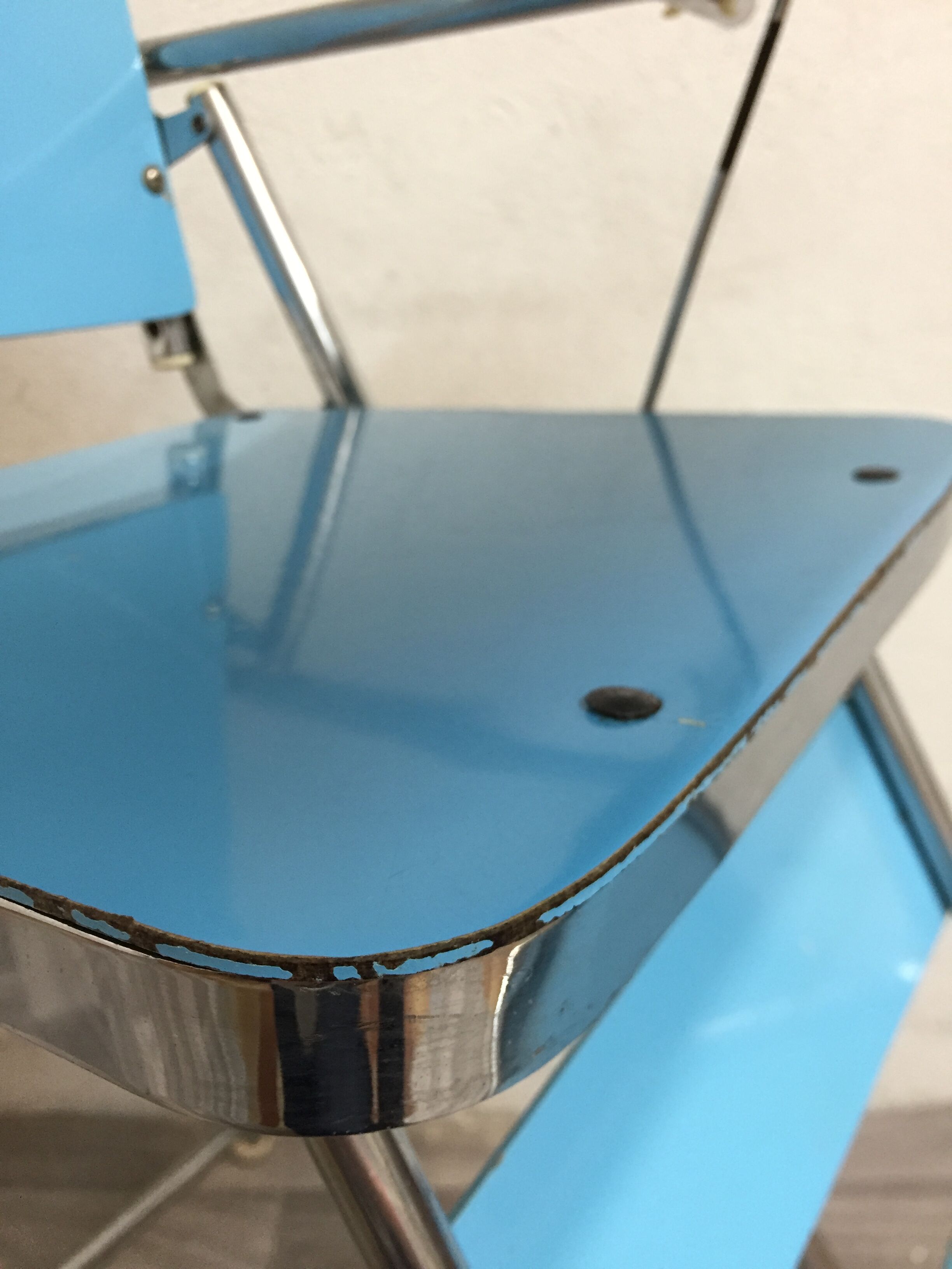 Chair high vintage formica 1960