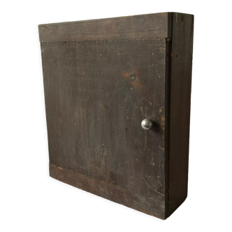 Antique wall key cabinet