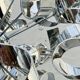 Sculptural chrome suspension design