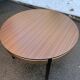 1960s round extendable Scandinavian dining table
