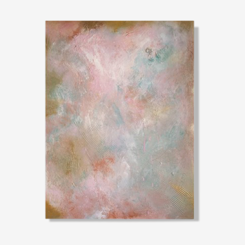 The Clouds II - abstract art painting,