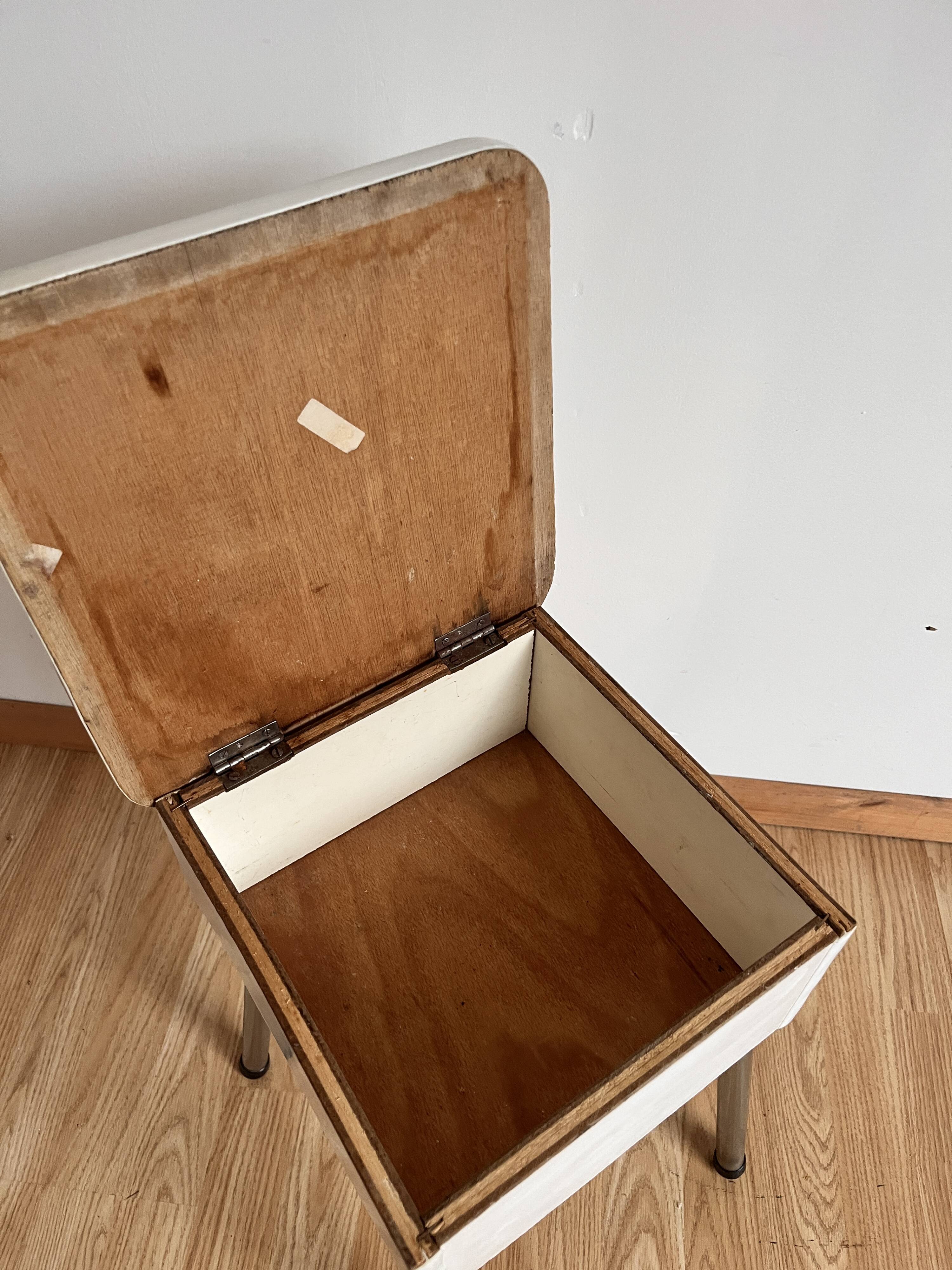 Formica storage stool