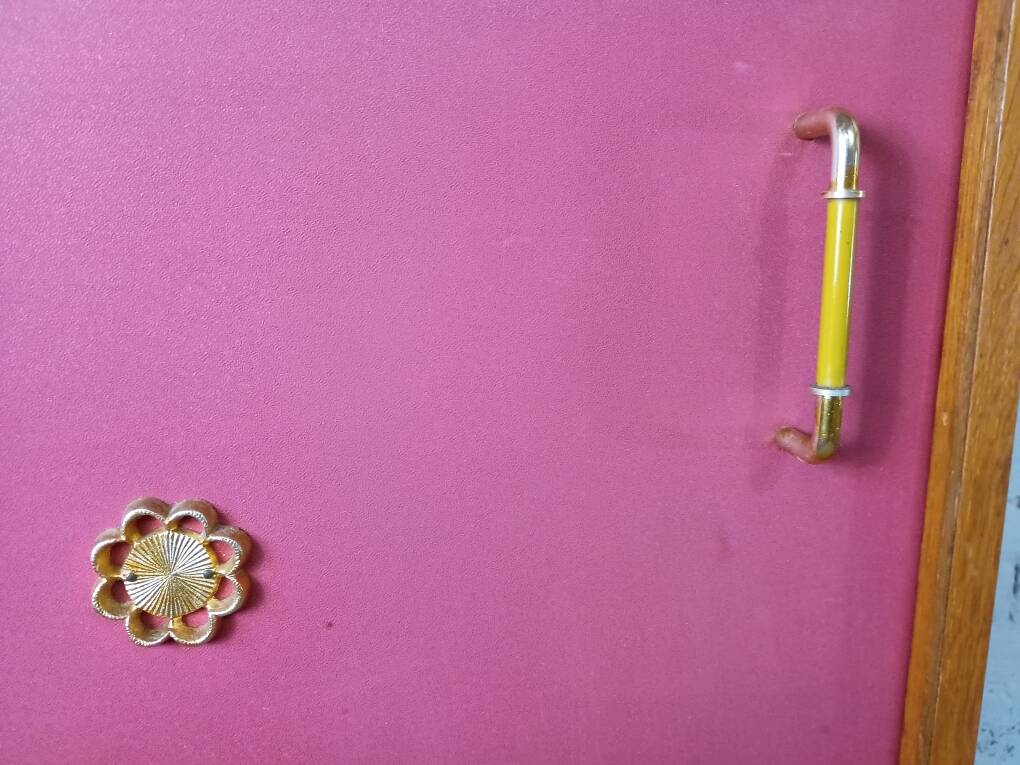 1950s enfilade with three sliding doors