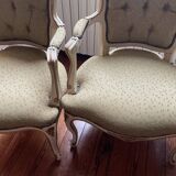 2 fauteuils style Louis XV