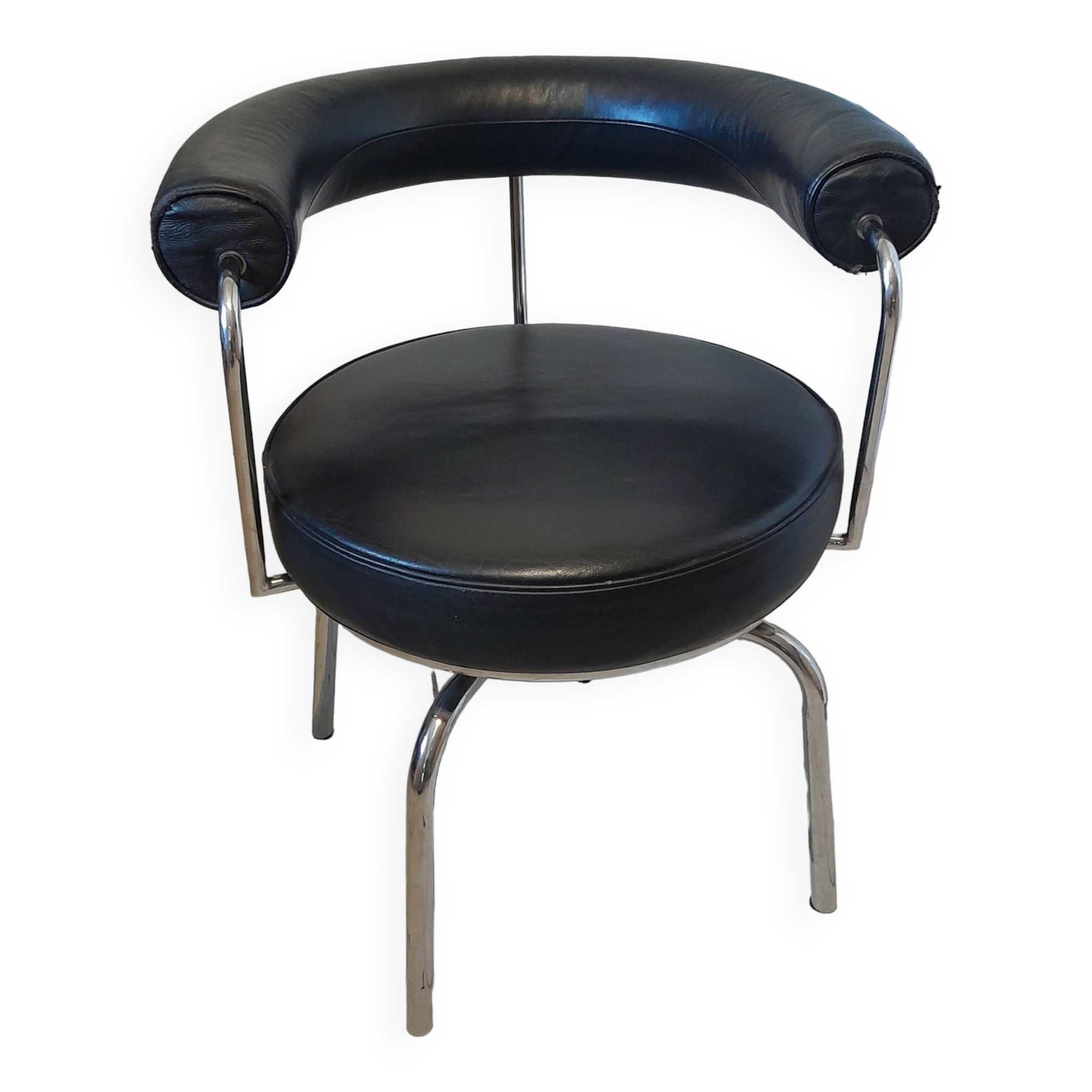 Fauteuil de bureau vintage design pivotant année 70 80