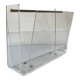 Plexiglas and brass magazine rack - David Lange for Roche Bobois, design 1970