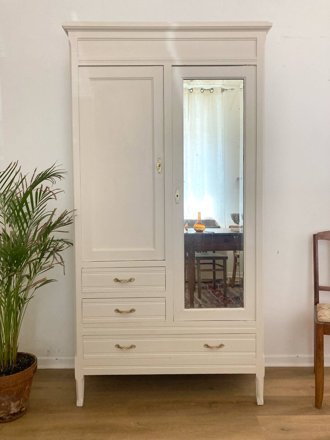 Petite armoire penderie art déco