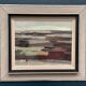 Original Swedish Oil on Panel – “Field Patches” by Evert Färhm (1901–1971) – Signed – 1968 – Vintage & Framed – 61 × 53 cm (24" × 20.9")