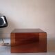 Table basse en plexiglas fumé 1970, Ligne Roset