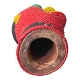 Bamileke beaded terracotta head (Cameroon)