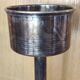 Old silver metal champagne bucket