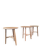 Set of 3 stools scandinavian side tables sancal nudo